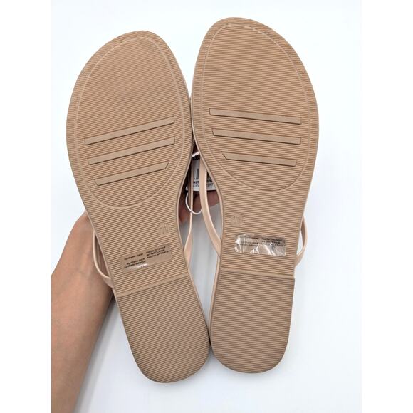 Seychelles Wish List Women's Bow Thong Flip Flops Sandals Beige Size US11 - Picture 8 of 11